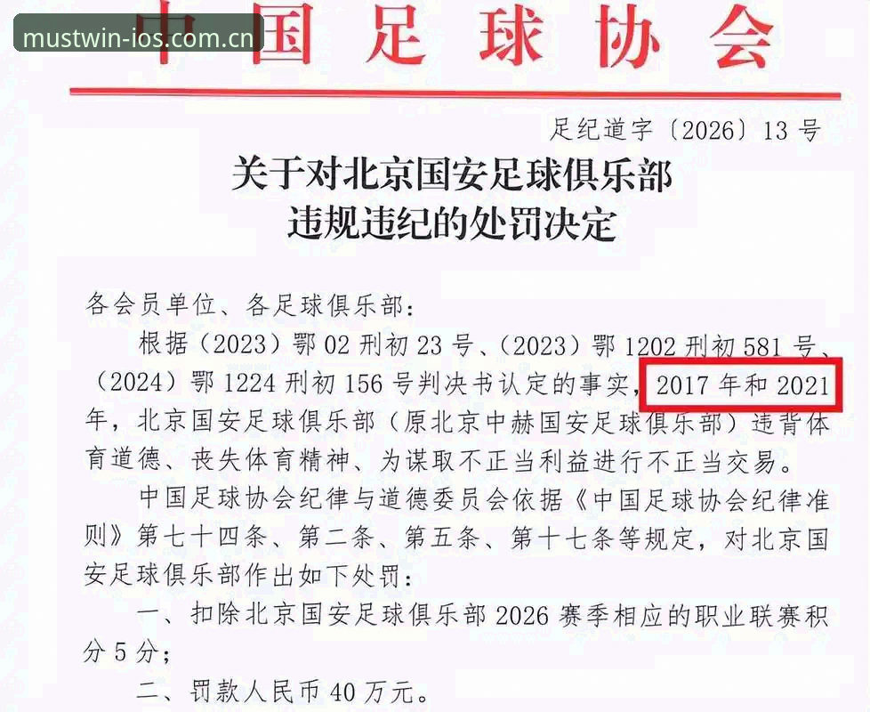 必赢亚洲一站式哪个好 中国足协第三批禁足名单深度解读——65人受罚背后的行业震荡